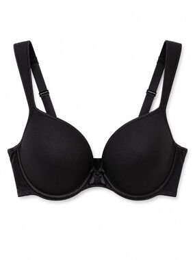 Bali Black Underwire Smooth Molded Bra